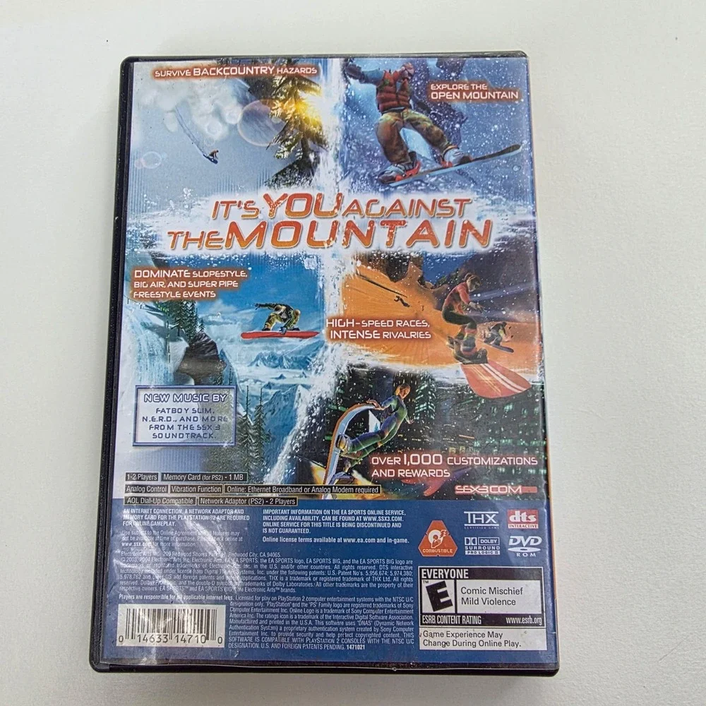 SSX 3 PlayStation 2 PS2 Greatest Hits EA Sports BIG Snowboarding Game